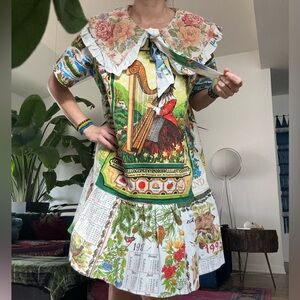Vintage Tea Towels reworked Dress